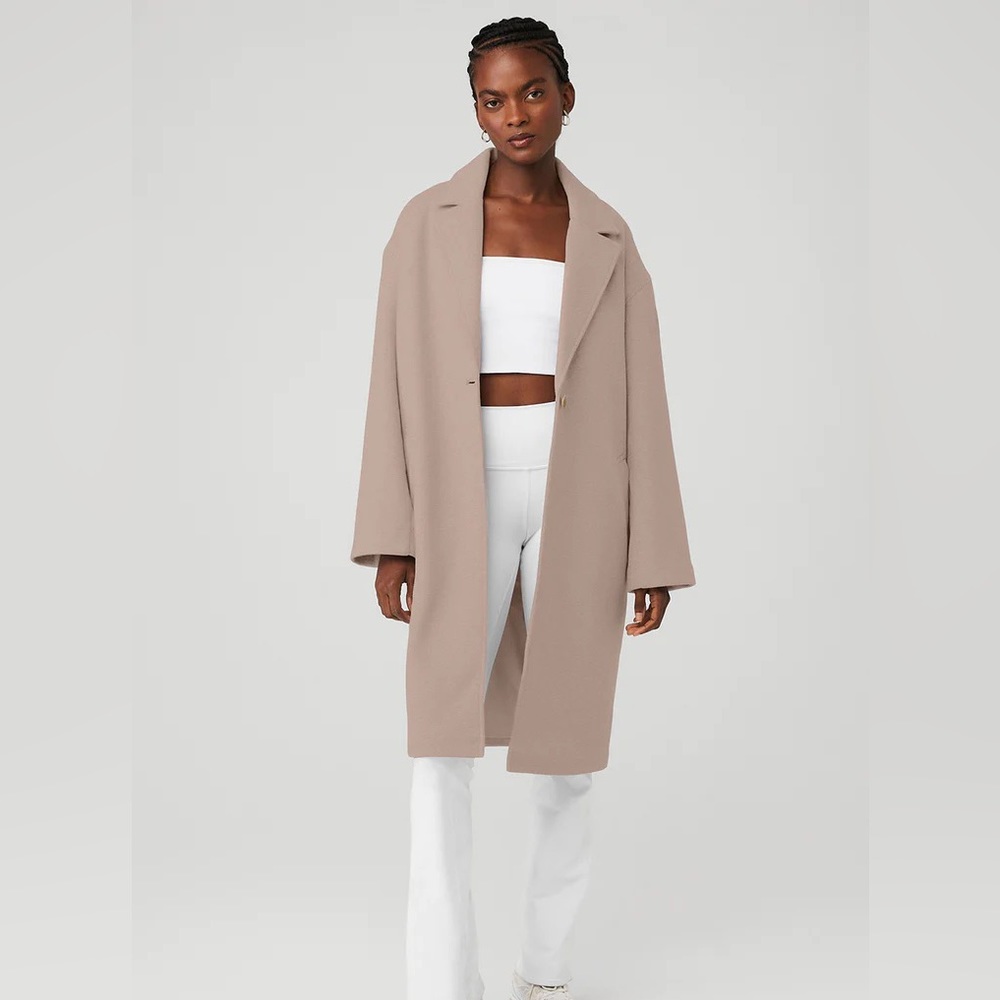 ALO VIP Blazer Trench (Taupe XS)